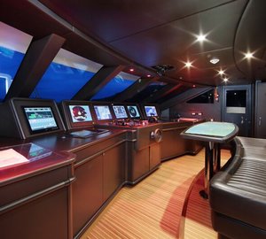 VICA superyacht - Wheelhouse - Photo by Thierry Ameller