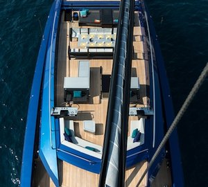 Wally50m Better Place - Sundeck over the superstructure Photo Gilles Martin-Raget