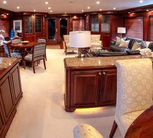 Yacht  REFLECTIONS - Salon and dining view