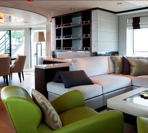 Yacht Aurelia Main Saloon - photography by Emilio Bianchi