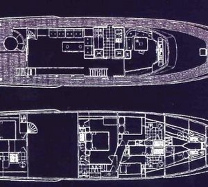 Yacht BLUE LADY -  Layout