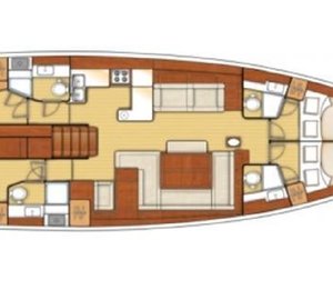 Yacht BLUE PASSION -   Layout