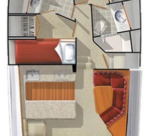 Yacht BLUES CURE - Layout