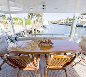 Yacht Bella Mare -  Aft Dining