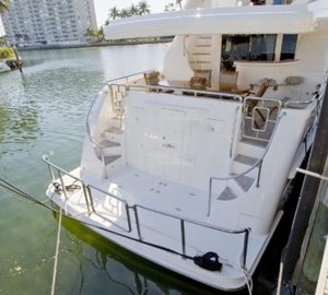 Yacht Bella Mare -  Aft View of Swim Platform