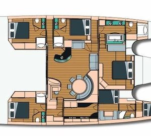 Yacht CATTITUDE -  Layout