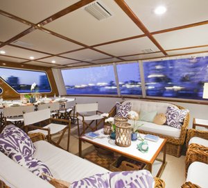 Yacht Georgiana - Aft Deck