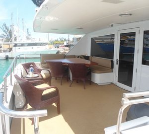 Yacht ISLAND TIME - Aft Deck