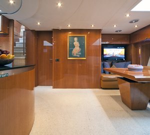 Yacht Irina Esc - Salon and Galley