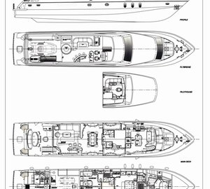 Yacht LA DOLCE VITA -  Layout