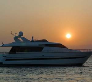 Yacht LOLEA -  At Sunset