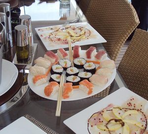 Yacht MASTIFF -  Cuisine onboard