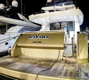 Yacht MAYAMA -  Aft View and Swim Platform