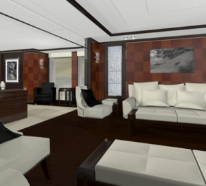 Yacht Midlandia - Interior Design - Salon
