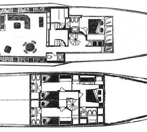 Yacht NEVER SAY NEVER - Layout