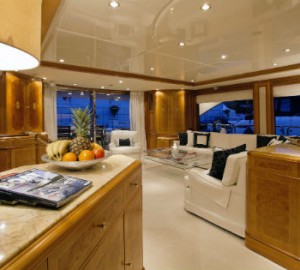 Yacht NEW STAR - Main Salon looking Aft