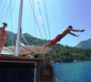 Yacht NIKOLAS -  Jumping from the roof