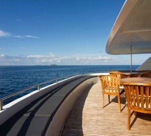 Yacht OCEAN SAPPHIRE -  Al fresco Dining on Deck