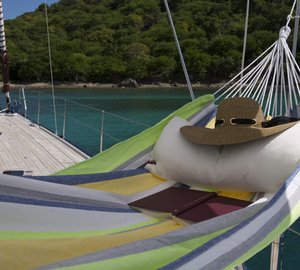 Yacht PTARMIGAN -    Relax with a book