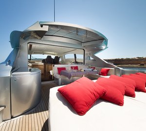 Yacht SHALIMAR 22m - Aft Deck Sunpads