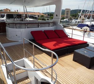 Yacht SILVER FOX -  Flybridge looking Forward