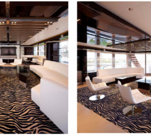 Yacht SKY by Heesen Yachts - interior by Mojo Stumer Associates - Upper Salon