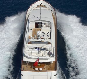 Yacht SOLONA - Decks from above