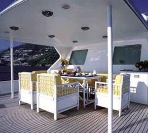 Yacht Sprezzatura - Upper Deck Dining