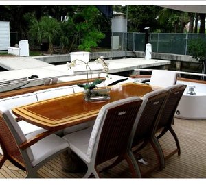 Yacht TEMPTATION DELTA -  Aft Deck Al Fresco Dining