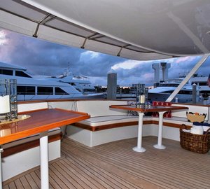 Yacht TRILOGY -  Aft Deck