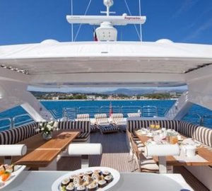 Yacht TUPPENCE - Sundeck Dining