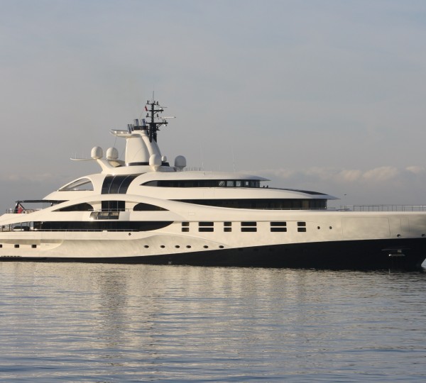 Blohm & Voss Megayacht Palladium in Gibraltar  - Photo Credit Giovanni Romero