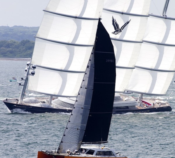 Phaedo and Maltese Falcon at the Transatlantic yacht race 2011 -  Richard Langdon