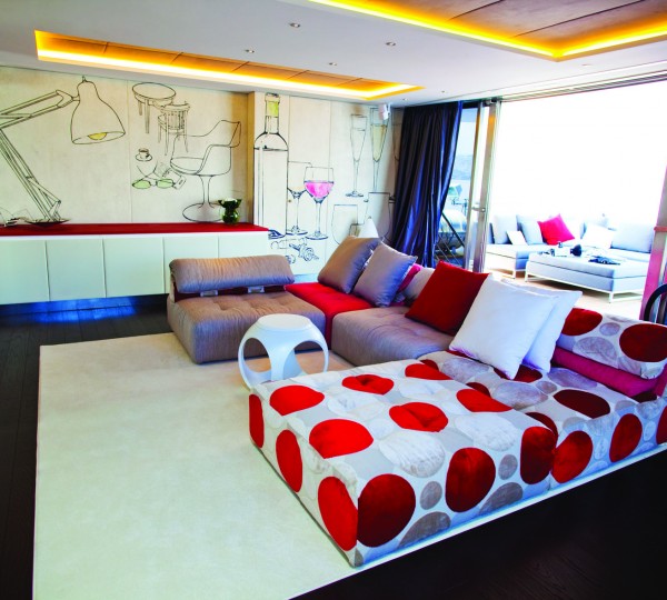 JoyMe Yacht - Owner's lounge - Interior by Marijana Radovic of Standby