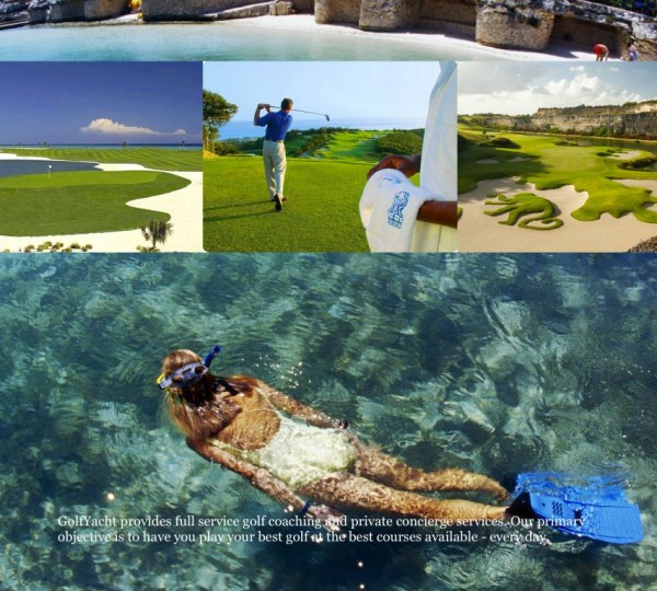 USA Luxury Golf Yacht Charter Vacations on motor yacht STARGAZER