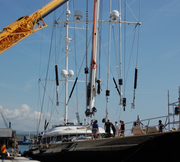 The 54m Superyacht Parsifal III at Vilanova Gran Marina - Barcelona
