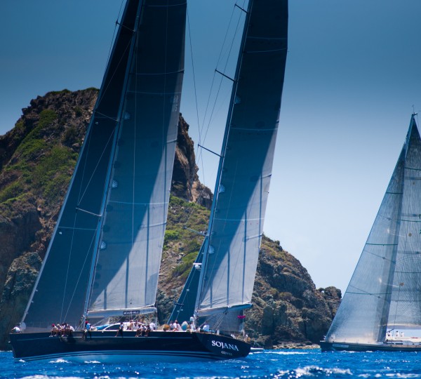 Sailing yacht Sojana Whisper Les Voiles de Saint-Barth 2012 © Christophe Jouany
