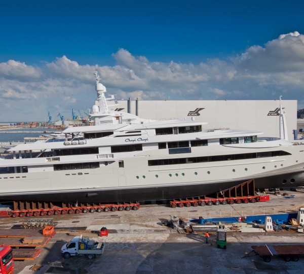 Luxury motor yacht Chopi Chopi at CRN Ancona Shipyard