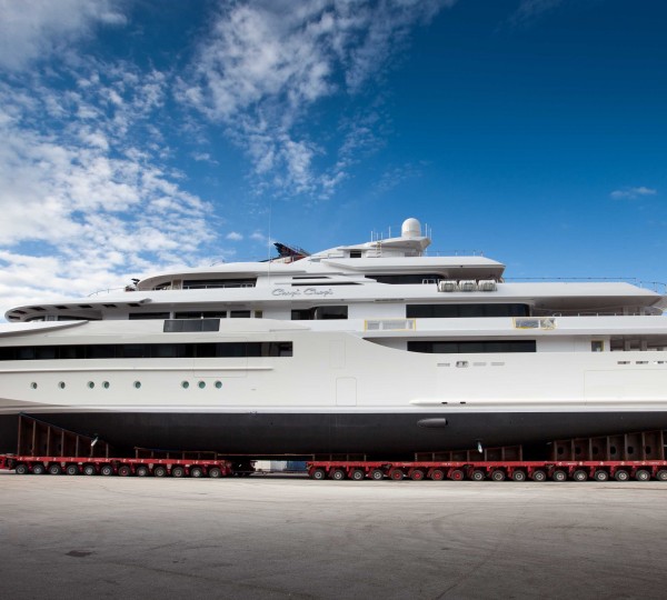 New 80m CRN 129 megayacht Chopi Chopi scheduled for launch on January 12
