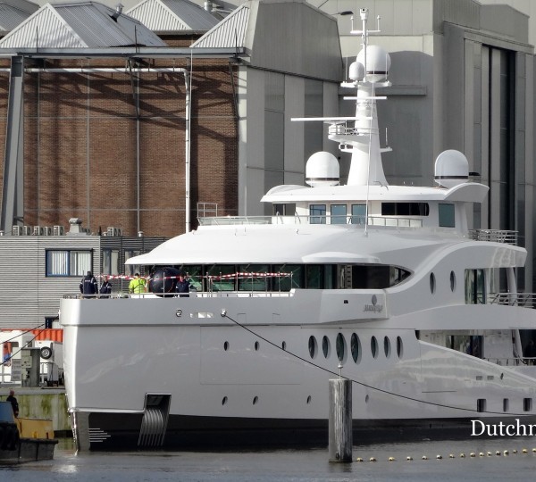 Newly launched super yacht by Amels