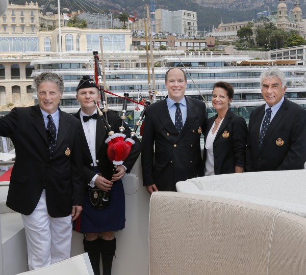 HSH Prince Albert II aboard YERSIN Yacht @Ameller