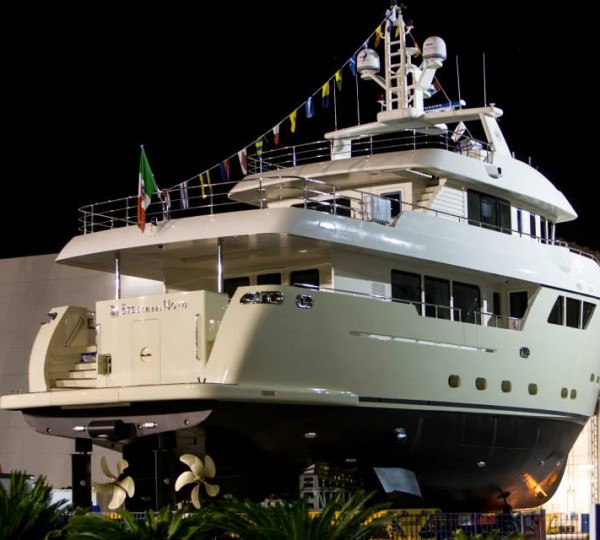 Luxury yacht Stella del Nord - aft view - Photo by Maurizio Paradisi