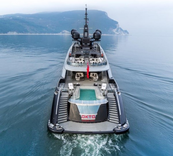 Superyacht OKTO - aft view