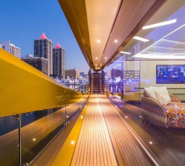 Palmer Johnson Super Yacht Khalilah with Durashield superyacht glass by Glasshape