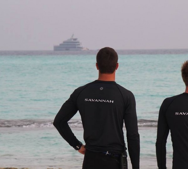 Savannah and her crew - Photo @dougiesocean and Feadship Fanclub