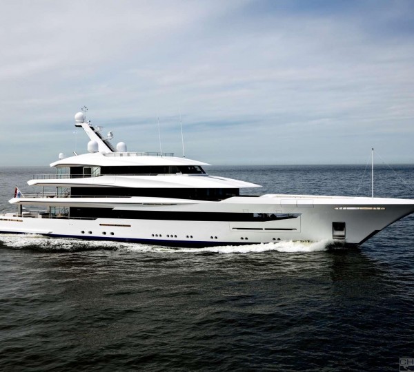 Superyacht Joy on her sea trial - image copyright Feadship 3