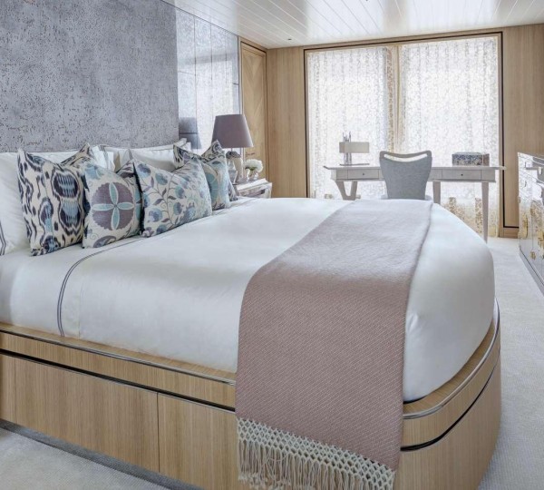 Yacht JOY Interior VIP Cabin - Copyright Feadship