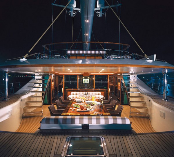 Yacht TIARA Aft - Image Courtesy of Alloy Yachts