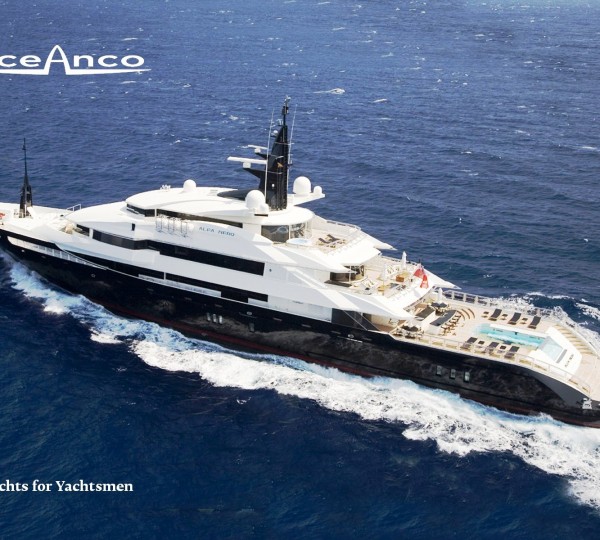 Alfa Nero Motor Yacht - Photo Credit Oceanco