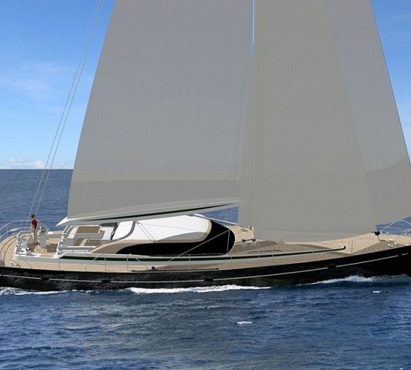 Yacht ANAMCARA - Rendering by Jongert